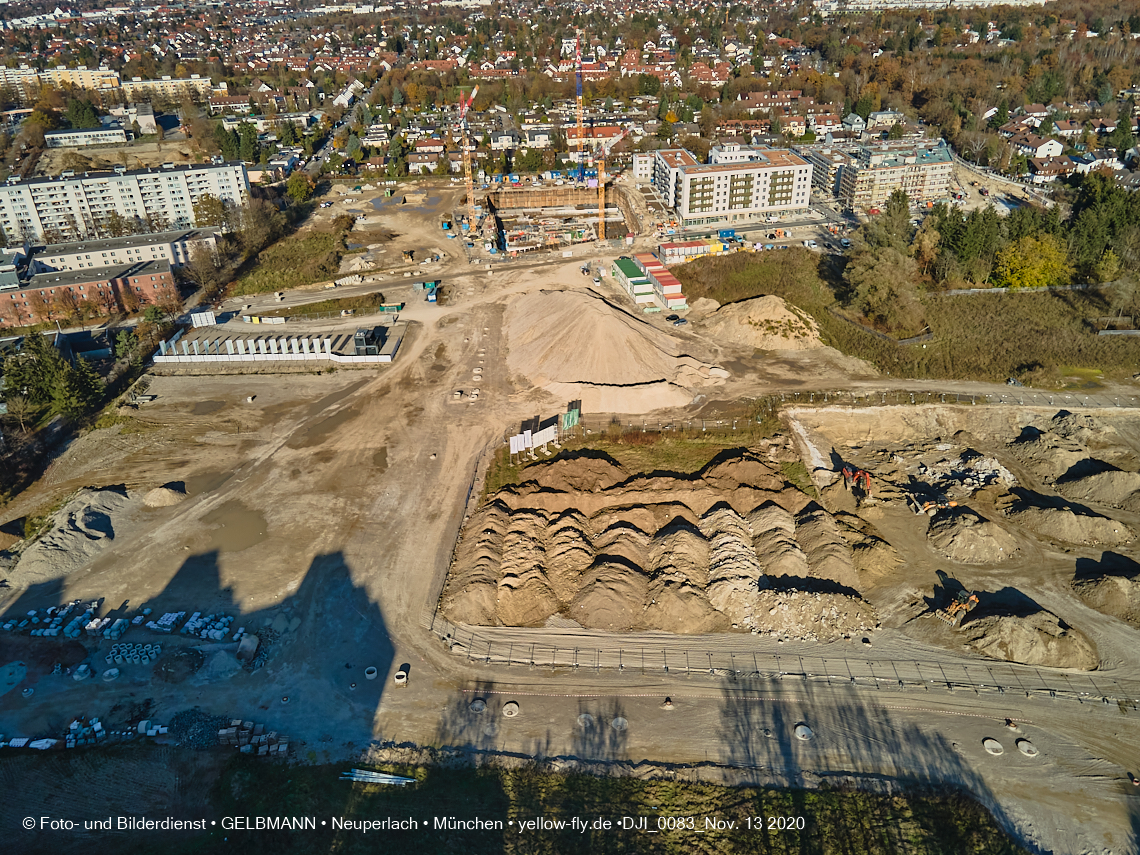 13.11.2020 - Piederstorfer Gelände und Alexisqaurtier am Karl-Marx-Ring in Neuperlach